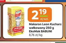Społem Częstochowa Makaron Leon Kucharz wałkowany EkoMak Babuni oferta