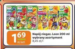 Społem Częstochowa Napój niegazowany Leon oferta