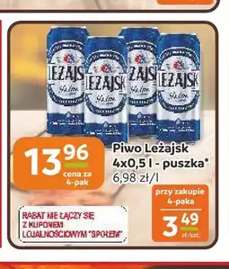 Społem Częstochowa Piwo Leżajsk 4-pak oferta