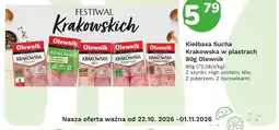Limonka Kiełbasa sucha krakowska w plastrach z szynki Olewnik oferta