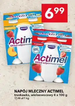 Lewiatan Napój mleczny Actimel wieloowocowy 4-pak oferta
