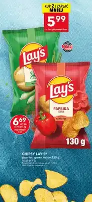 Lewiatan Chipsy Lay's paprika oferta