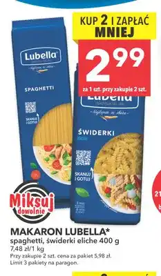 Lewiatan Makaron spaghetti Lubella oferta