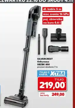 Kaufland Odkurzacz Sbzbk 850 Silvercrest oferta