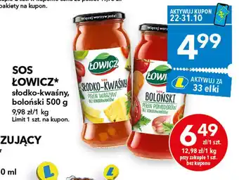 Sos Łowicz słodko-kwaśny