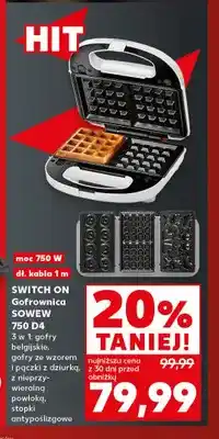 Kaufland Gofrownica Sowew 750 D4 Switch On oferta