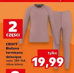 Kaufland Bielizna termiczna dziecięca Crivit oferta