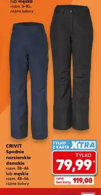 Kaufland Spodnie narciarskie damskie Crivit oferta