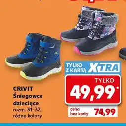 Kaufland Śniegowce dziecięce Crivit oferta