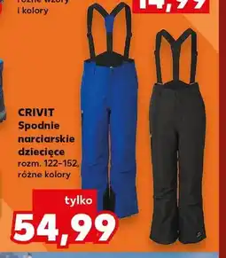 Kaufland Spodnie narciarskie dziecięce Crivit oferta