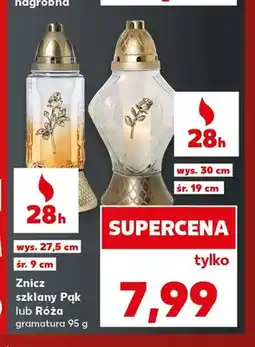 Kaufland Znicz szklany Pąk oferta