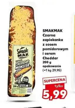 Kaufland Czarna zapiekanka z sosem pomidorowym i serem Cheddar Smakmak oferta