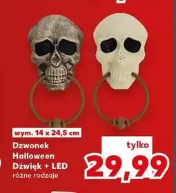 Kaufland Dzwonek Halloween dźwięk + LED oferta