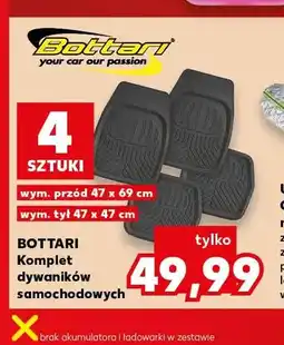 Kaufland Komplet dywaników samochodowych Bottari oferta