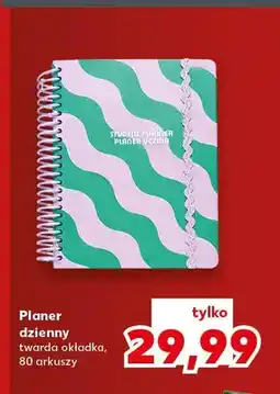Kaufland Planer dzienny twarda okładka 80 arkuszy oferta