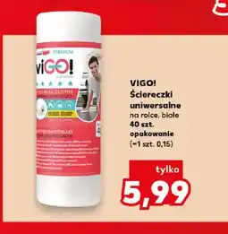 Kaufland Ściereczki uniwersalne na rolce białe Vigo! oferta