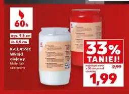 Kaufland Wkład olejowy czerwony K-Classic oferta