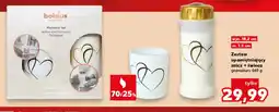 Kaufland Zestaw upamiętniający znicz + świeca Bolsius oferta