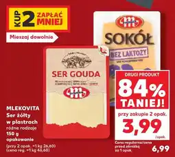Kaufland Ser gouda w plastrach Mlekovita oferta