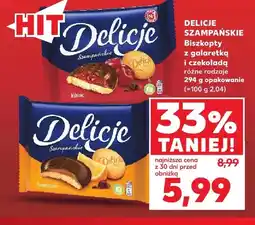 Kaufland Biszkopty z galaretką i czekoladą Delicje Szampańskie oferta