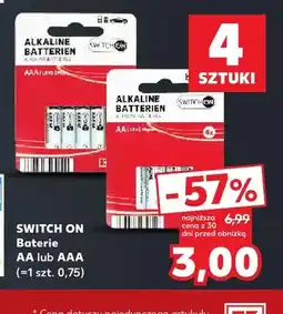 Kaufland Baterie Aaa Switch On oferta