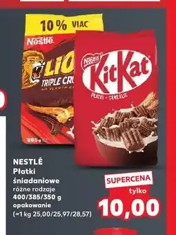 Kaufland Płatki śniadaniowe Lion Triple Crunchy Nestlé oferta