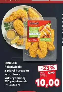 Kaufland Polędwiczki z piersi kurczaka w panierce kukurydzianej Drosed oferta