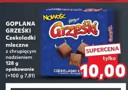 Kaufland Czekoladki mleczne z chrupiącym nadzieniem Grześki oferta