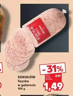 Kaufland Szynka w galarecie Sokołów oferta