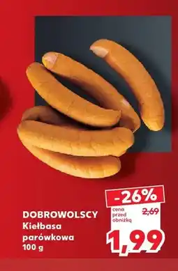 Kaufland Kiełbasa parówkowa Dobrowolscy oferta