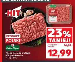 Kaufland Mięso mielone wołowe Stoisko Mięsne oferta