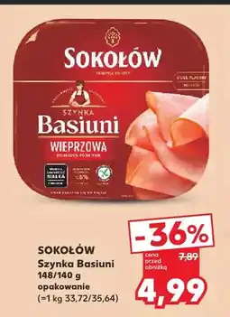 Kaufland Szynka Basiuni Sokołów oferta