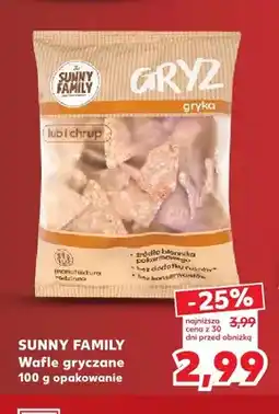 Kaufland Wafle gryczane Sunny Family oferta