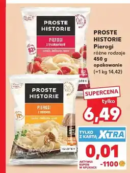 Kaufland Pierogi z truskawkami Proste Historie oferta