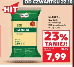 Kaufland Ser żółty Mlekpol oferta