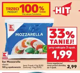 Kaufland Ser mozzarella classic K-Classic oferta
