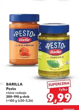 Kaufland Pesto Barilla oferta