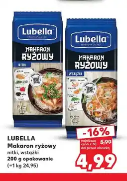 Kaufland Makaron ryżowy nitki Lubella oferta
