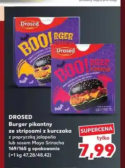 Kaufland Burger pikantny ze stripsami z kurczaka z papryczką jalapeño Drosed oferta