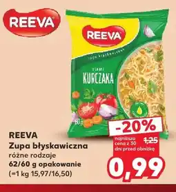 Kaufland Zupa błyskawiczna Reeva oferta