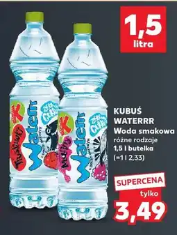 Kaufland Woda smakowa Kubuś Waterrr truskawkowa oferta