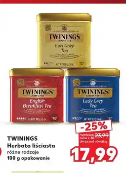 Kaufland Herbata liściasta Earl Grey Tea Twinings oferta