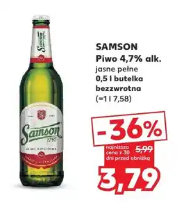 Kaufland Piwo Samson 4,7% oferta