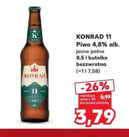 Kaufland Piwo Konrad 11 4,8% oferta