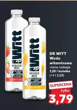 Kaufland Woda witaminowa o smaku truskawki Dr Witt oferta