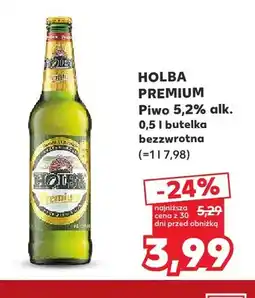 Kaufland Piwo Holba Premium 5,2% oferta