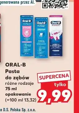Kaufland Pasta do zębów Oral-B oferta
