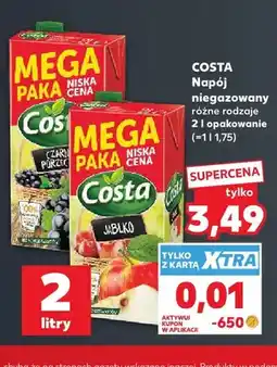 Kaufland Napój niegazowany czarna porzeczka Costa oferta