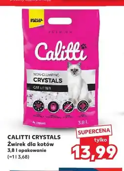 Kaufland Żwirek dla kotów Calitti Crystals oferta
