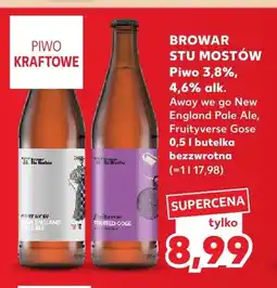 Kaufland Piwo Browar Stu Mostów Fruityverse Gose oferta